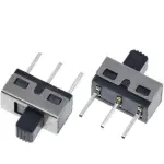 Prekidač klizni SS12D10 RAVNE NOGICE 3 PIN 3A 250V