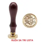Dekorativni Pečat za Vosak — Drvo života Cena Srbija 18 -cena srbija Ruža sa tri lista