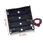 9V baterijski konektor za Arduino 90° – Cena Srbija 4 -cena srbija Kutija za 4× AA sa kablovima