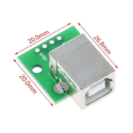 USB-B ženski konektor za PCB i module