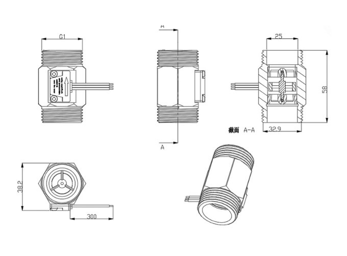 protokomer 1 col Turbinski digitalni protokomer ELF-B10, 1 col duzina 58mm Prohrom -cena srbija