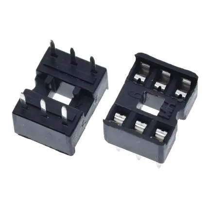6 pin DIP IC podnozje socket raster 2.54mm