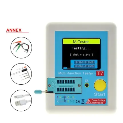 LCR-T7 tester komponenti TFT 160x128 tranzistor dioda otpornik kondenzator – Cena Srbija