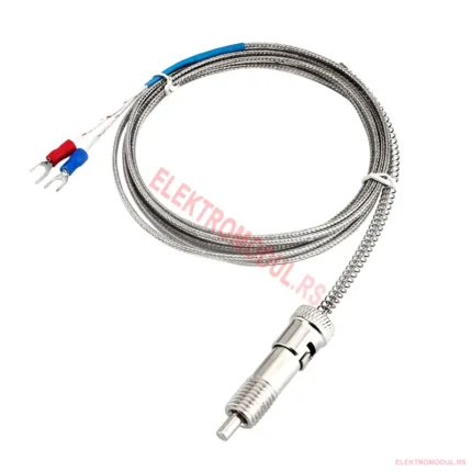 Termopar K tip bajonet WRNT‑01 M12×1.5 za mašine za brizganje plastike, kabl 2 m | Cena Srbija