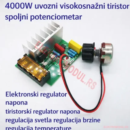 4000W AC regulator napona 220V bez kućišta (BTA41-600V) – dimmer - Cena Srbija