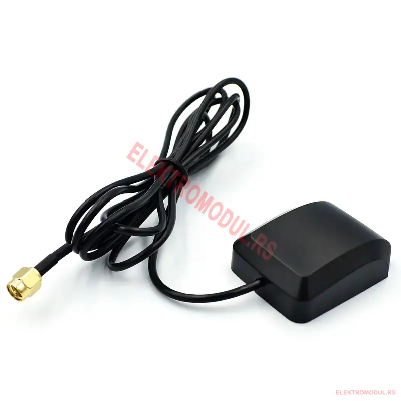 GPS aktivna antena SMA 1575.42MHz 3m kabl GPS aktivna antena sa SMA muškim konektorom za auto navigaciju