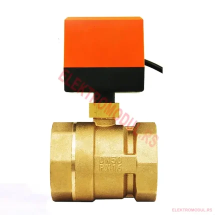 Motorizovani kuglasti ventil DN50 2 col 220V AC mesing 3 zice