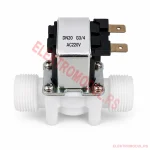 Elektromagnetni ventil 12V DC 3/4 col plastican NC, bez pritiska