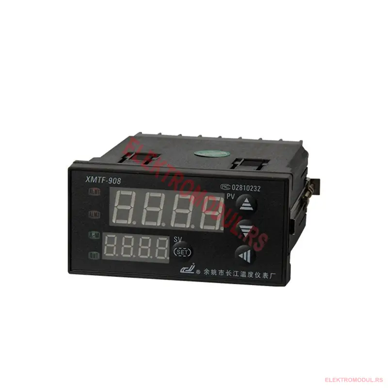 XMTF-938 Industrijski PID Termoregulator 220V XMTF-938 industrijski PID termoregulator 220V sa dvostrukim LED displejem, relejnim izlazom i dva alarma