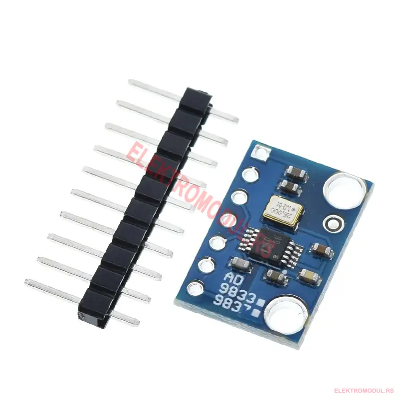 AD9833 DDS Generator Signala Modul AD9833 DDS generator signala modul sa 25 MHz kristalom i pin headerom