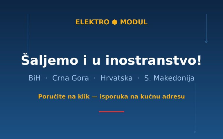 Šaljemo i u inostranstvo! Poručite na klik — BiH, Crna Gora, Hrvatska i Severna Makedonija