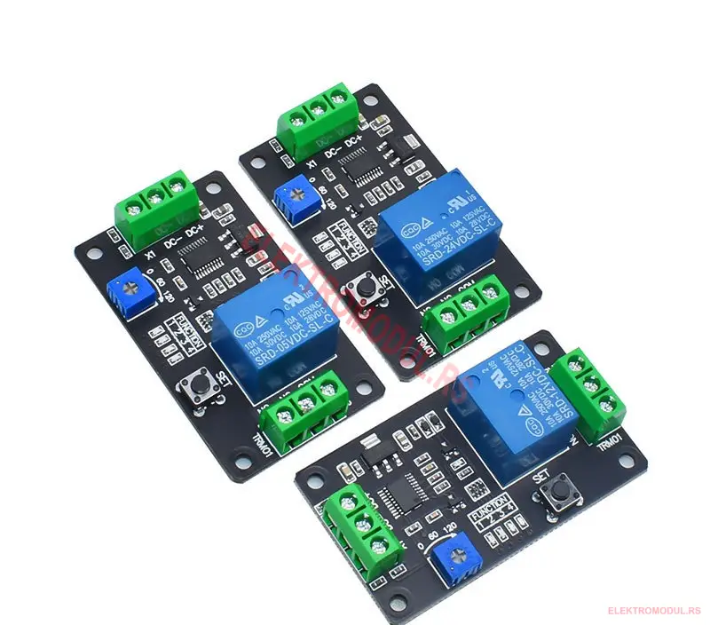 TRM01 tajmerski relejni modul 12 V – odloženo uključivanje i isključivanje 0,1–120 s | Cena Srbija TRM01 tajmerski relejni modul 12 V – odloženo uključivanje i isključivanje 0,1–120 s | Cena Srbija