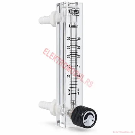 Protokomer LZQ-7 za kiseonik i gasove, skala 3-30 L/min sa regulacionim ventilom