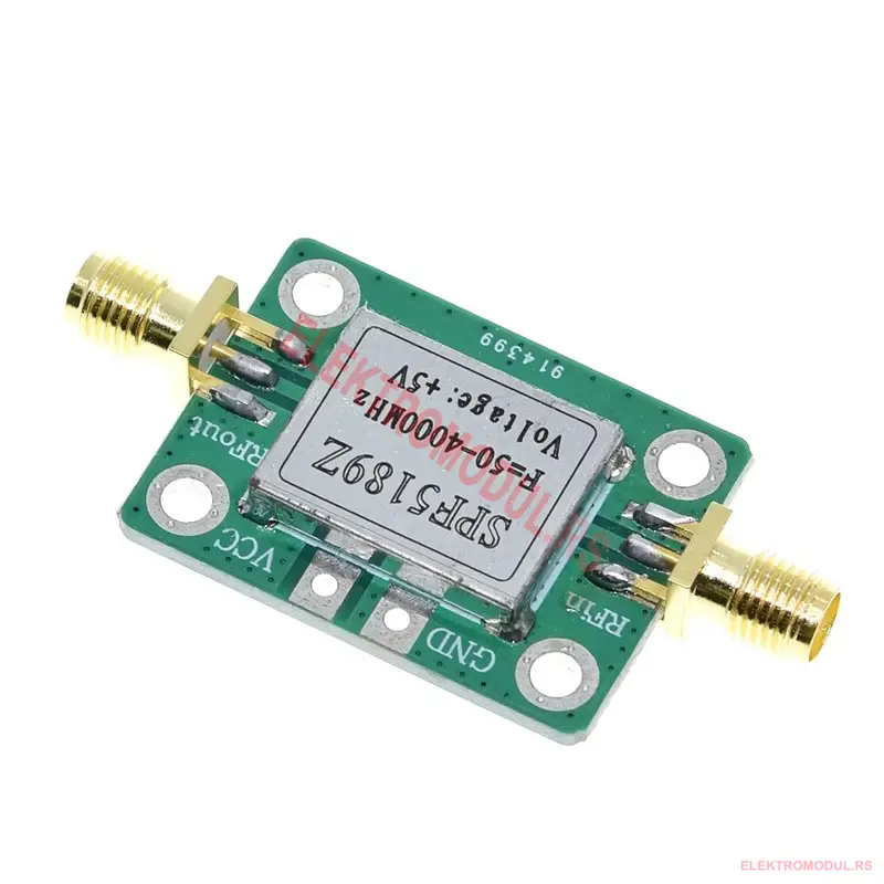 RF pojačivač SPF5189Z 50–4000 MHz – LNA za SDR, ADS-B i GPS prijem | Cena Srbija RF pojačivač SPF5189Z 50–4000 MHz – LNA za SDR, ADS-B i GPS prijem | Cena Srbija