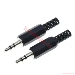 3.5mm stereo audio utikač muški za lemljenje sa zaštitnom oprugom – Cena Srbija